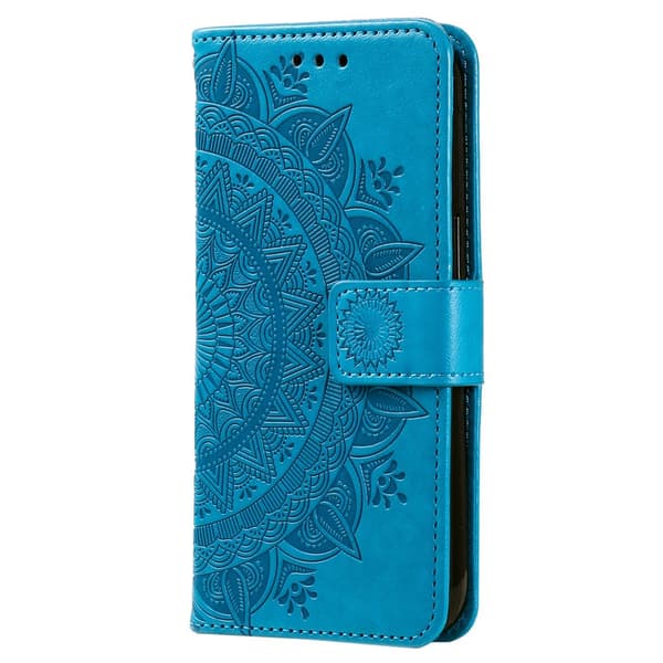 OnePlus 15R Fodral Mandala Läder Blå