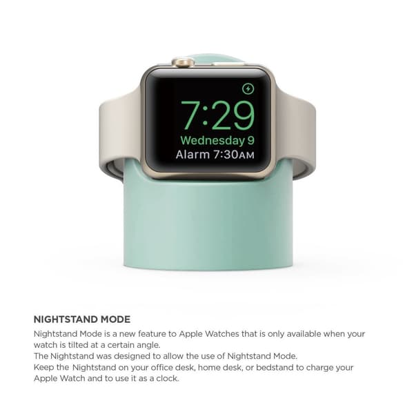 Apple Watch Silikon Stativ Grön