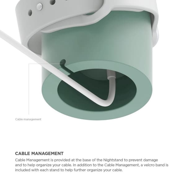 Apple Watch Silikon Stativ Grön