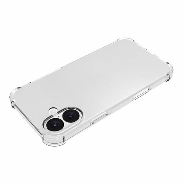iPhone 16 Shockproof Transparent TPU Skal