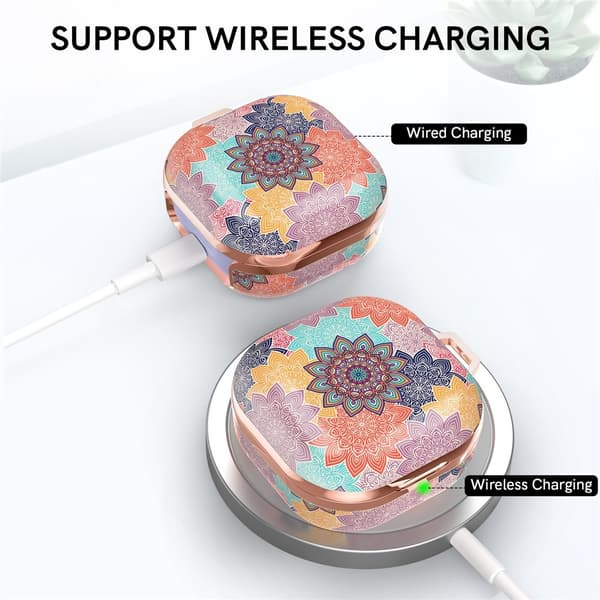 AHASTYLE Galaxy Buds 2/2 Pro/Pro/Live Skal Pattern Mandala