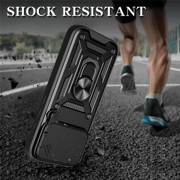 iPhone 17 Pro Skal CamShield Ring Hybrid Blå