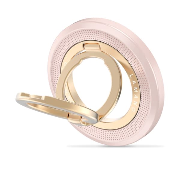 Tech-Protect Magnetisk MagSafe Ringhållare Lamano Rosa / Guld