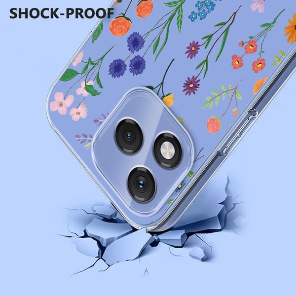 Honor 400 Lite Skal Med Tryck Blommor