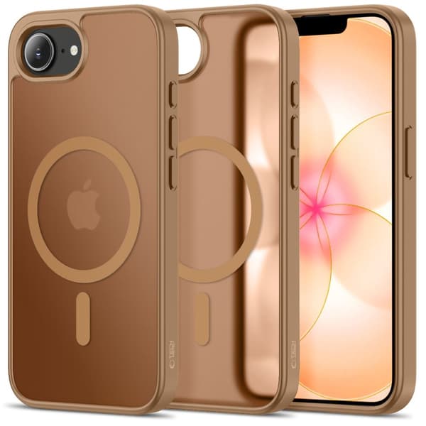 Tech-Protect iPhone 17e / 16e Skal MagSafe BasicMag Matt Brun
