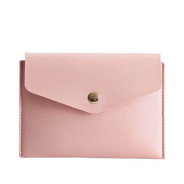 Laptop Sleeve 2-Set PU-Läder Väska 14" Rosa