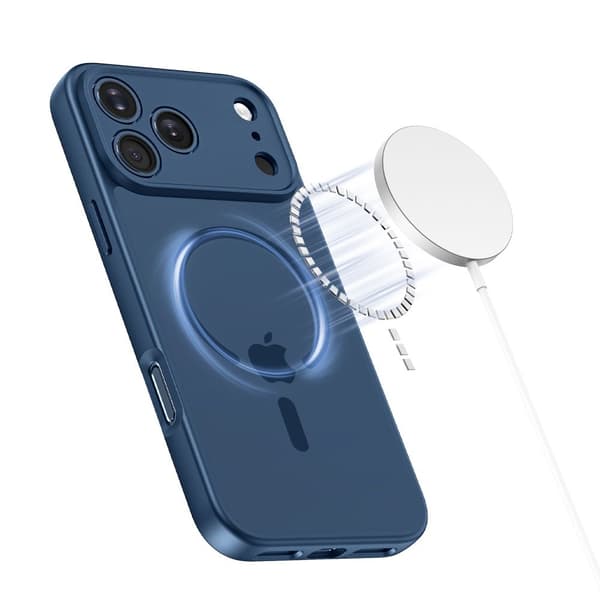 Tech-Protect iPhone 17 Pro Skal MagSafe BasicMag Deep Blue