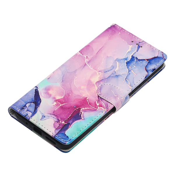 Honor Magic7 Lite Fodral Med Tryck Rosa Marmor
