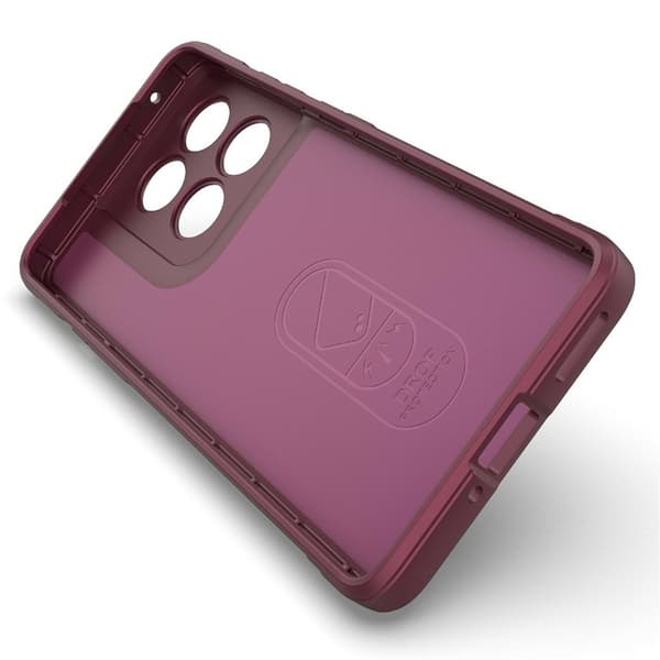 Motorola Edge 60 Pro Skal Magic Shield Vinröd