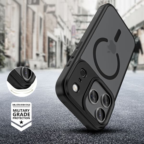 Tech-Protect iPhone 17 Pro Max Skal MagSafe MagMat Matt Svart