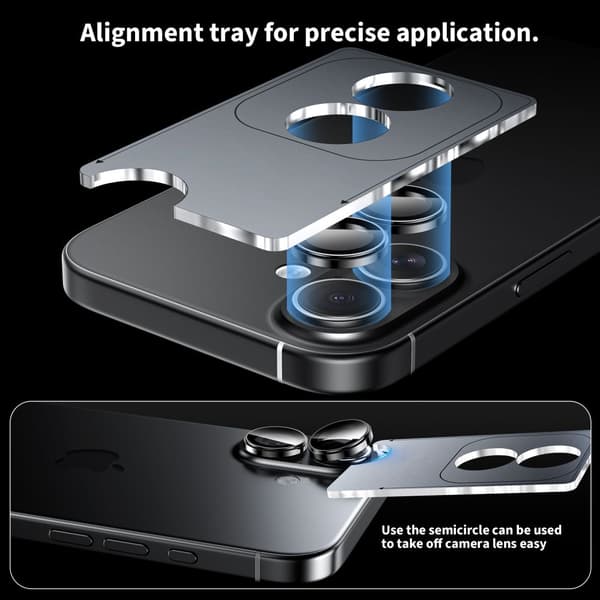 Tech-Protect iPhone 17 Linsskydd CamAlloy Fit+ Lavender