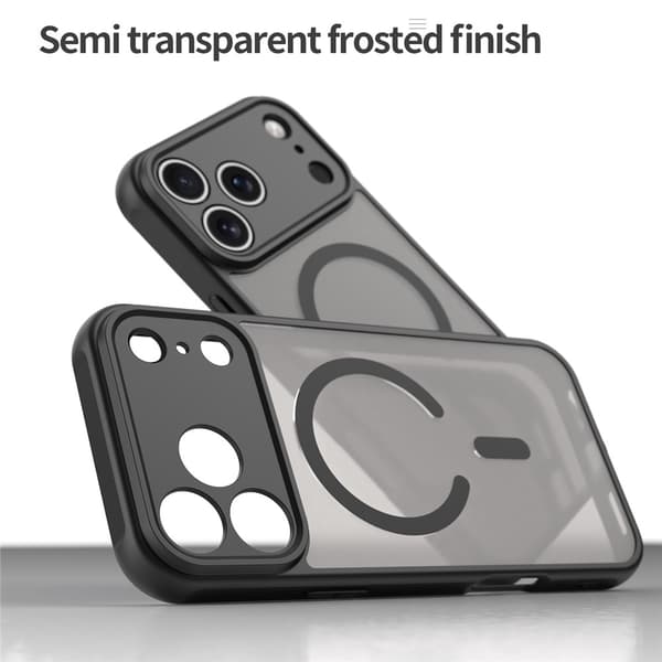 iPhone 17 Pro Max/18 Pro Max Skal MagSafe Hybrid Svart