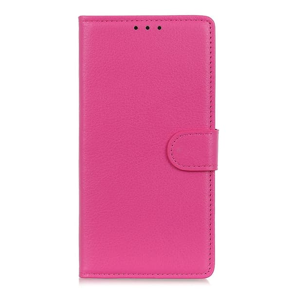Honor 400 Lite Fodral Litchi Läder Rosa