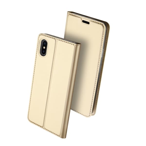 iPhone Xs Max Plånboksfodral - Guld