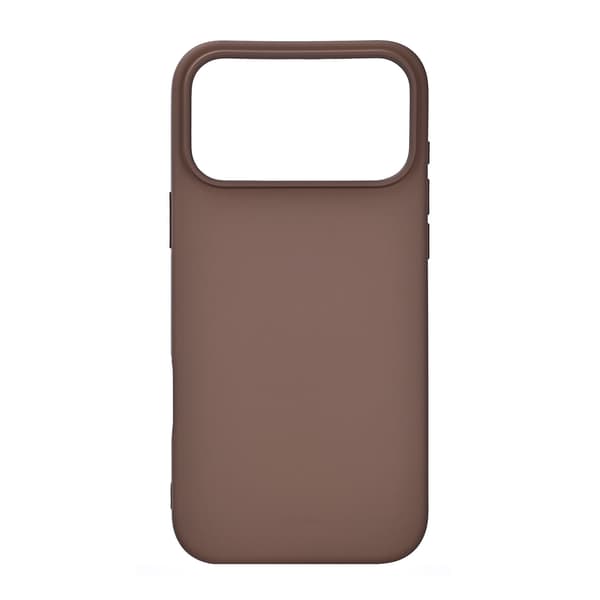 Onsala iPhone 17 Pro Max Mobilskal Med Silikonkänsla Chocolate