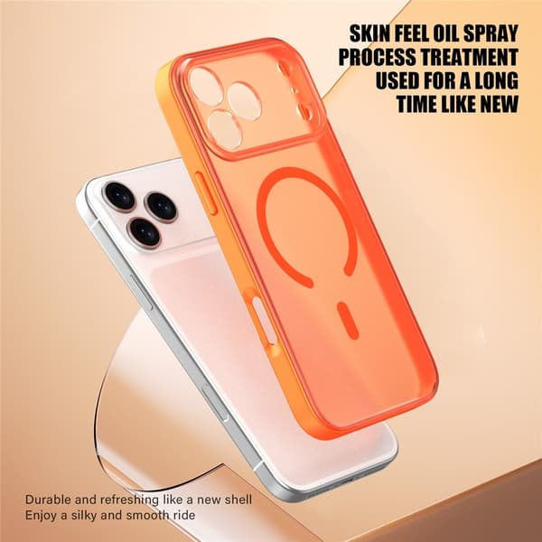 iPhone 17 Pro Skal MagSafe Skin Feel Frosted Grå