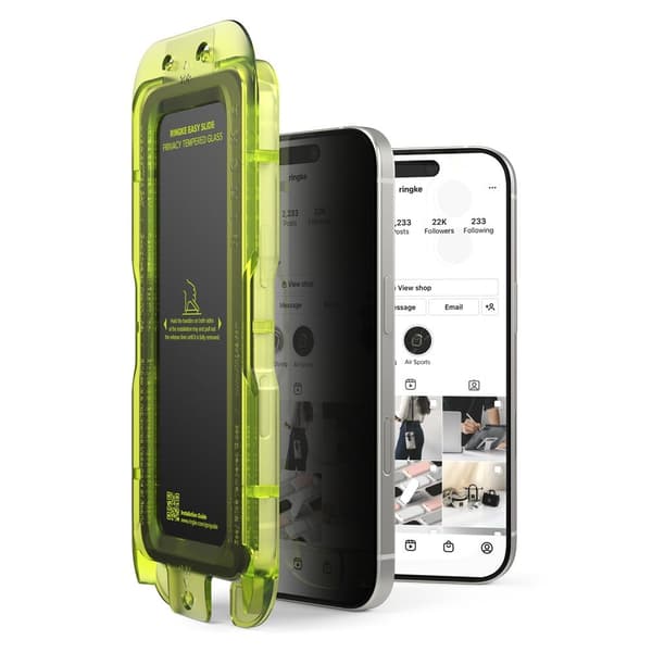 Ringke iPhone 17 2-PACK Easy Slide Skärmskydd Privacy