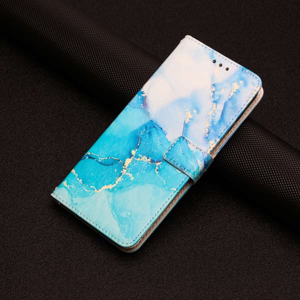 Google Pixel 10a Fodral Marmor Blå / Grön