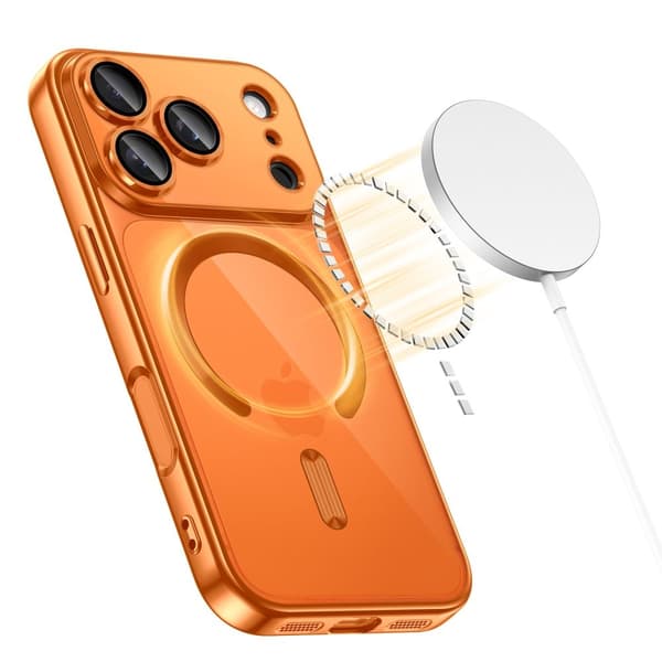 Tech-Protect iPhone 17 Pro Skal MagSafe MagFlex Cosmic Orange