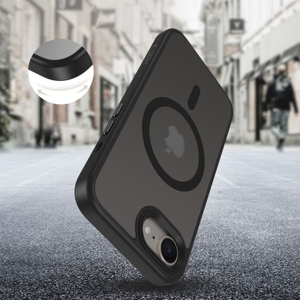 Tech-Protect iPhone 17e / 16e Skal MagSafe MagMat Matt Svart
