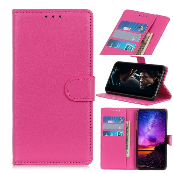 Motorola One Action Plånboksfodral - Rosa