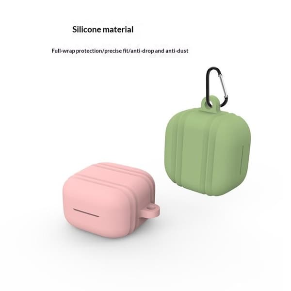 Galaxy Buds 4 / 4 Pro Skal Med Karbinhake Silikon Blå