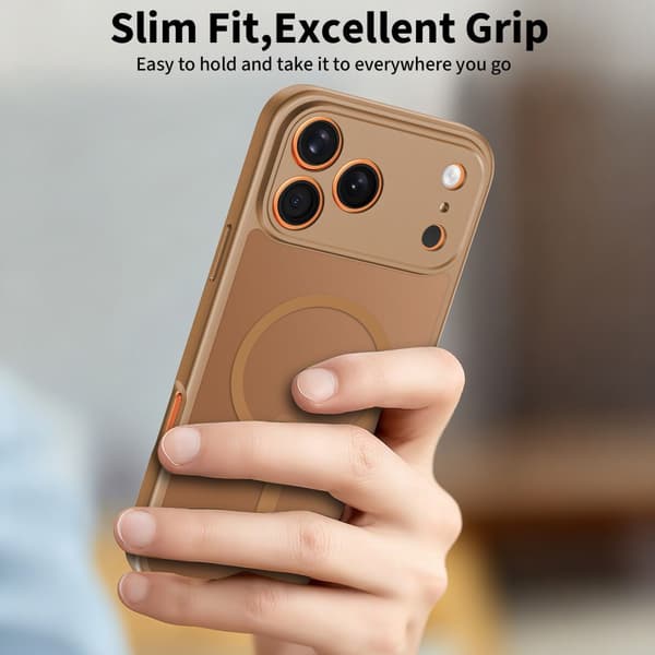 Tech-Protect iPhone 17 Pro Skal MagSafe BasicMag Matte Brown