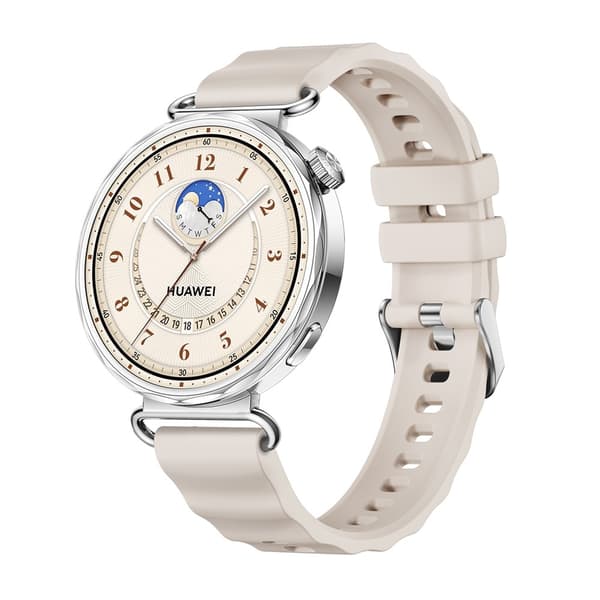 Klockarmband 18 mm Quick Release Wave Silikon Starlight