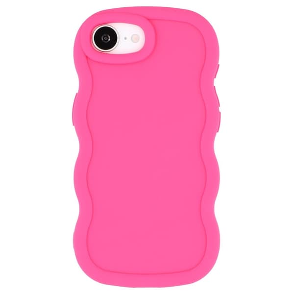 iPhone 17e / 16e Mobilskal Wavy Rosa