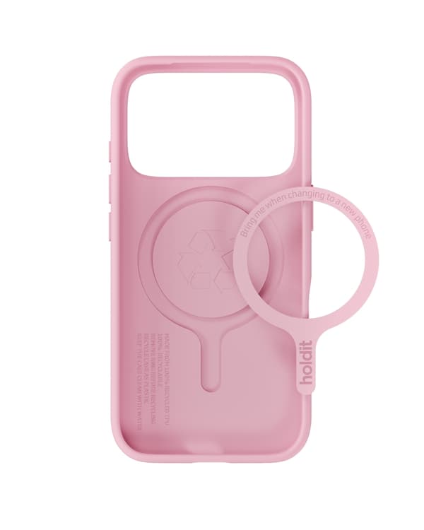 holdit iPhone 17 Pro Max Mobilskal Soft MagSafe Rosa