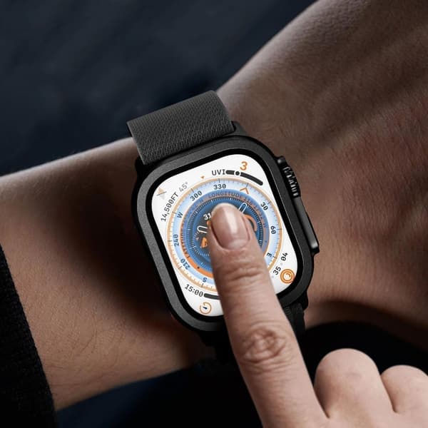 Tech-Protect Apple Watch 1 / 2 49 mm 2-PACK Skärmskydd Titanium