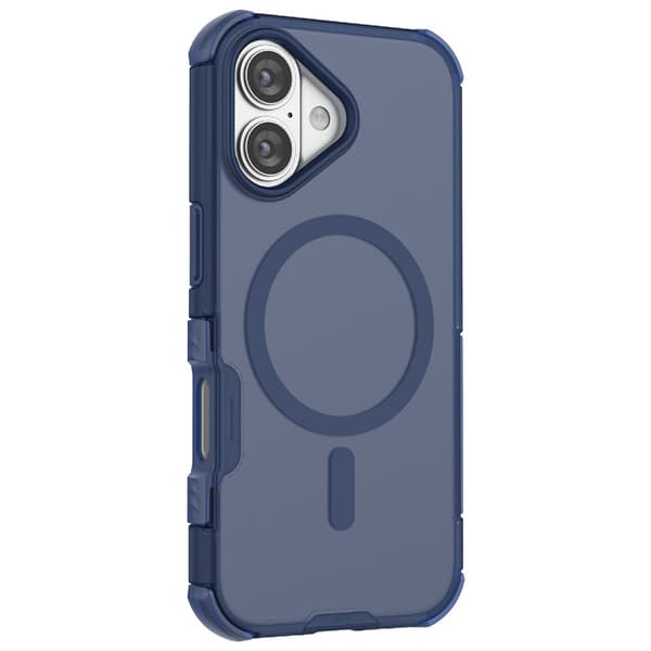 iPhone 17 Skal MagSafe Shockproof Hybrid Blå