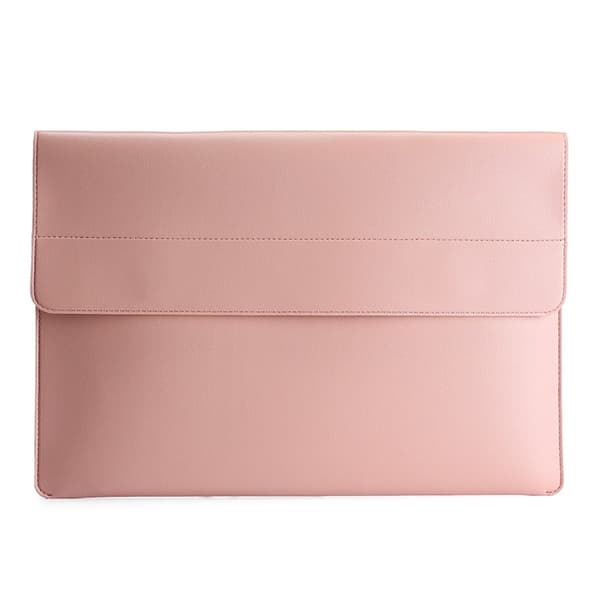 Laptop Sleeve 2-Set PU-Läder Väska 13.3" Rosa