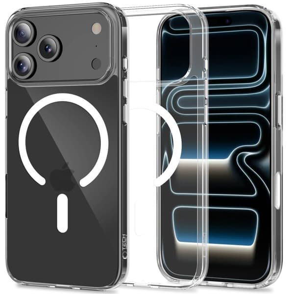 Tech-Protect iPhone 17 Pro Max Skal MagSafe FlexAir Hybrid Clear
