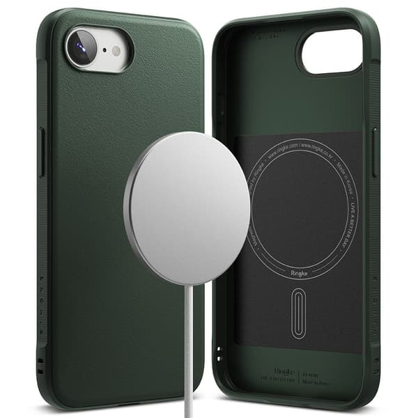 Ringke iPhone 17e / 16e Skal MagSafe Onyx Mörk Grön