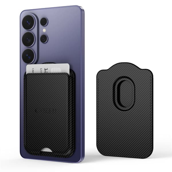Tech-Protect Magnetisk MagSafe Korthållare MagWallet Carbon