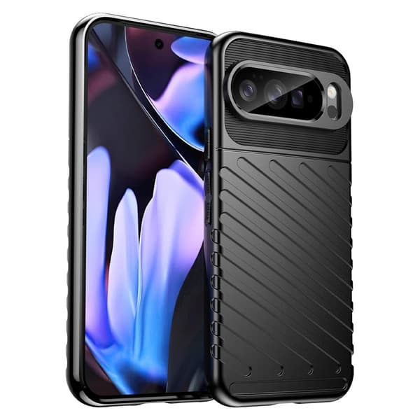 Google Pixel 10 Pro XL Skal Twill Textur Svart