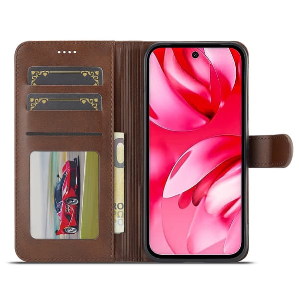 LC.IMEEKE Google Pixel 10a Fodral Läder Brun