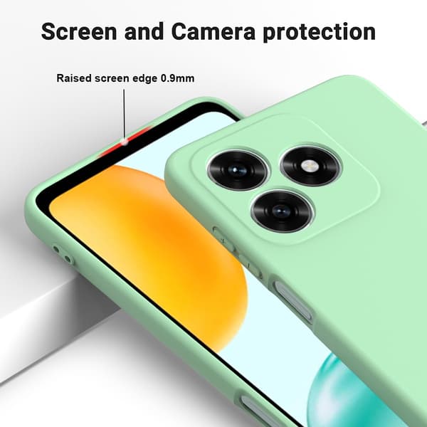 Honor X5c Plus Skal Liquid Silikon Grön