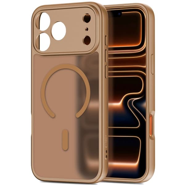 Tech-Protect iPhone 17 Pro Max Skal MagSafe BasicMag Matte Brown