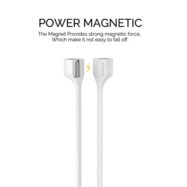 AHASTYLE AirPods Strap Halsrem Silikon Vit