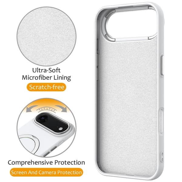 iPhone Air Skal MagSafe Kickstand Hybrid Vit
