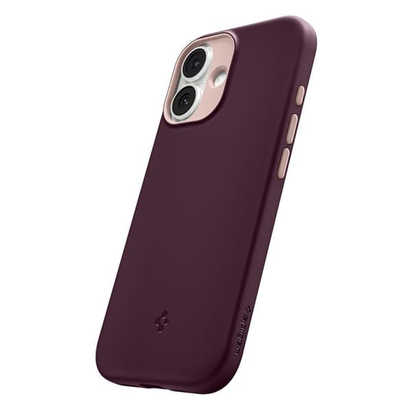 Spigen iPhone 17 Skal MagSafe Nano Pop Burgundy Bean