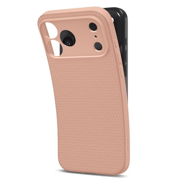 Spigen iPhone 17 Pro Max Skal Liquid Air Rose Titanium