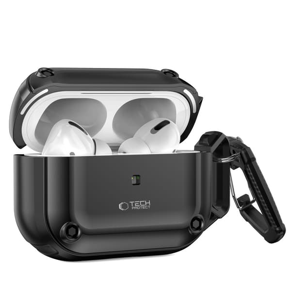 Tech-Protect AirPods Pro 2/1 Skal Rough Hook Svart
