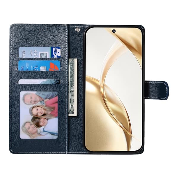 Samsung Galaxy S26 Ultra Plånboksfodral Läder Blå