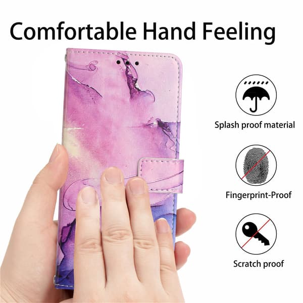 Google Pixel 10a Fodral Marmor Lila
