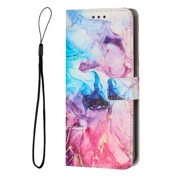 Google Pixel 10a Fodral Marmor Rosa / Lila
