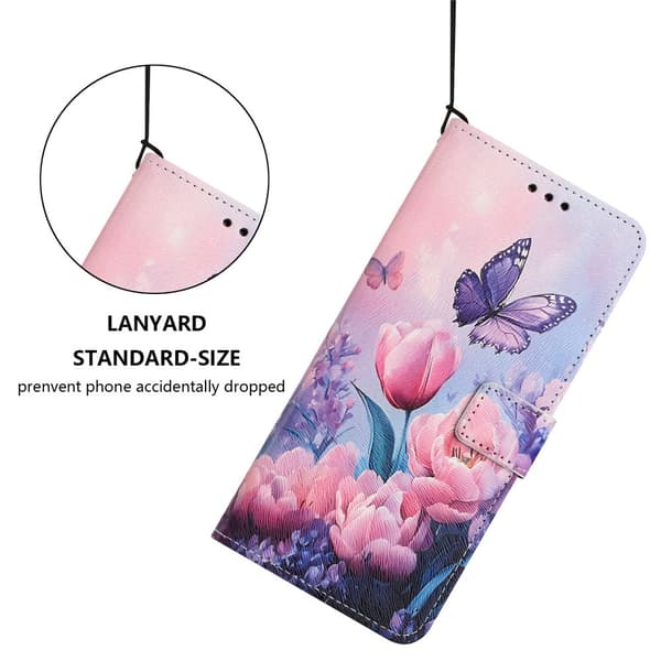 Honor Magic7 Lite Fodral Med Rosa Blommor