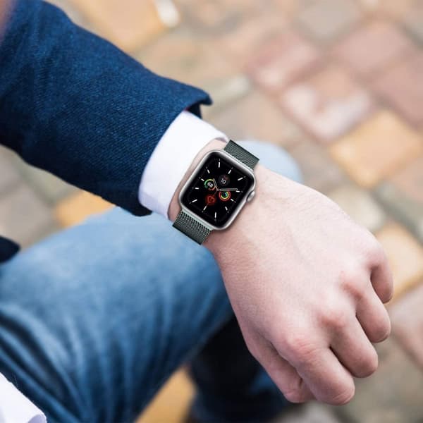 Tech-Protect Milanese Loop Armband Apple Watch 38/40/41/42 mm Silver